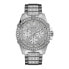 Фото #1 товара Guess Herren Armbanduhr silber 48 mm Armband Edelstahl FRONTIER W0799G1