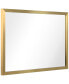 Фото #4 товара Contempo Brushed Stainless Steel Rectangular Wall Mirror, 20" x 30"