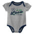 NCAA Notre Dame Fighting Irish Infant Girls' 3pk Bodysuit - 12M