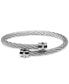 ფოტო #1 პროდუქტის Capped Bypass Bracelet in Stainless Steel