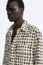 Geometric print jacket - limited edition