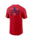 Men's David Ortiz Red Boston Red Sox 2022 Hall Of Fame Essential T-shirt