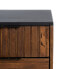Фото #6 товара Ночной столик ABNER Коричневый Чёрный Железо Древесина манго 40 x 40 x 50 cm