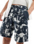 Фото #2 товара Farah sepel fatigue print shorts in navy