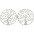 Фото #1 товара Настенный декор DKD Home Decor 100 x 1 x 100 cm Дерево Позолоченный Белый Индиец (2 штук)