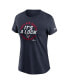 ფოტო #2 პროდუქტის Women's Navy Houston Texans 2023 AFC South Division Champions Trophy Collection T-shirt
