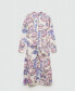 Фото #6 товара Women's Printed Bow Dress