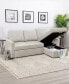 Фото #8 товара Newton 82" Polyester Storage Sectional Sofa Bed