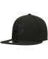 ფოტო #3 პროდუქტის Men's Memphis Grizzlies Black On Black 9FIFTY Snapback Hat