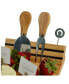Фото #9 товара Windsor hardwood Cheese Board Set -Tools, Cheese Markers, Bowl