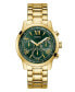 ფოტო #1 პროდუქტის Women's Multi-Function Gold-Tone Stainless Steel Watch 42mm