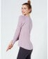 Фото #2 товара Rebody Essentials Scooped Long Sleeve Top For Women