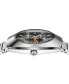 ფოტო #5 პროდუქტის Unisex Swiss Automatic DiaStar Skeleton Stainless Steel Bracelet Watch 38mm