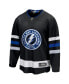 Фото #2 товара Fanatics Branded Men's Black Tampa Bay Lightning Alternate Premier Breakaway Jersey