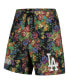ფოტო #3 პროდუქტის Men's Black Los Angeles Dodgers Floral Shorts