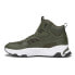 Фото #6 товара Puma Trinity Mid Hybrid Lace Up Mens Green Sneakers Casual Shoes 39232702