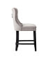 Tufted Velvet Counter Stool