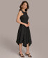 ფოტო #1 პროდუქტის Women's Square-Neck Asymmetric-Hem Dress