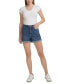 Фото #8 товара Women's High-Rise Roll-Cuff Shorts
