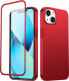 Joyroom Joyroom 360 Full Case etui pokrowiec do iPhone 13 obudowa na tył i przód + szkło hartowane czerwony (JR-BP927 red)