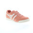 Gola Harrier Mirror CLA156 Womens Pink Suede Lifestyle Sneakers Shoes 7