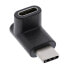 Фото #2 товара InLine USB 3.2 Gen.2 Adapter - USB-C male to C female - up/down angled