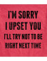 ფოტო #6 პროდუქტის Hybrid Apparel Sorry I Upset You Men's Short Sleeve Tee