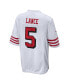 ფოტო #4 პროდუქტის Men's Trey Lance White San Francisco 49ers Alternate Game Jersey