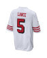 Фото #4 товара Men's Trey Lance White San Francisco 49ers Alternate Game Jersey