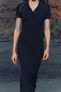 Фото #4 товара Платье-рубашка из трикотажа в рубчик ZARA