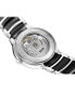 ფოტო #3 პროდუქტის Unisex Swiss Automatic Centrix Diamond (1/20 ct. t.w.) Black High-Tech Ceramic & Stainless Steel Bracelet Watch 39mm