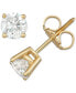 Фото #1 товара Diamond Screw Back Stud Earrings (3/4 ct. t.w.) in 14k Gold