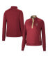 Фото #1 товара Women's Maroon Boston College Eagles Kipling Raglan Quarter-Snap Top