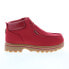 Фото #2 товара Lugz Fringe MFRGD-6080 Mens Red Synthetic Lace Up Ankle Boots