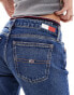 Фото #2 товара Tommy Jeans Sophie low waisted straight leg jeans in dark wash