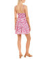 Celina Moon Babydoll Tiered Mini Dress Women's Pink M - фото #2