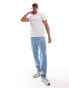 Threadbare 3 button polo in light grey