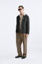 100% linen houndstooth suit blazer