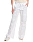 Hudson Jeans Drawstring Parachute Wide Leg Cargo Pant Women's White M