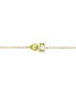 ფოტო #3 პროდუქტის Peridot (3/8 ct. t.w.) & Green Tourmaline (1/3 ct. t.w.) Link Bracelet in Gold Vermeil, Created for Macy's