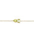 Peridot (3/8 ct. t.w.) & Green Tourmaline (1/3 ct. t.w.) Link Bracelet in Gold Vermeil, Created for Macy's