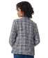 Фото #2 товара Women's Open-Front Tweed Jacket