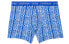 Фото #1 товара Трусы мужские Calvin Klein Logo 低腰贴身平角内裤 синие