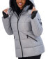 Juniors' Faux-Fur-Lined Hooded Puffer Coat