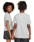 ფოტო #2 პროდუქტის Big Kids Sportswear Embroidered Logo Graphic T-Shirt