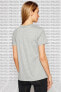 Фото #3 товара Sportswear Tee Essential icon Futura Gray Baskılı Kadın Tişört Gri