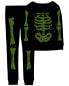Фото #4 товара Kid 2-Piece Glow Halloween Skeleton 100% Snug Fit Cotton Pajamas 5