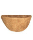 Source Half Round Wall Basket Coco Liner, 18 inches
