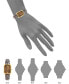 Women's Three-Hand Quartz Brown Animal Pattern Genuine Leather Strap Watch, 24mm