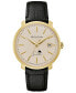 ფოტო #1 პროდუქტის Men's Frank Sinatra Brown Leather Strap Watch 40mm